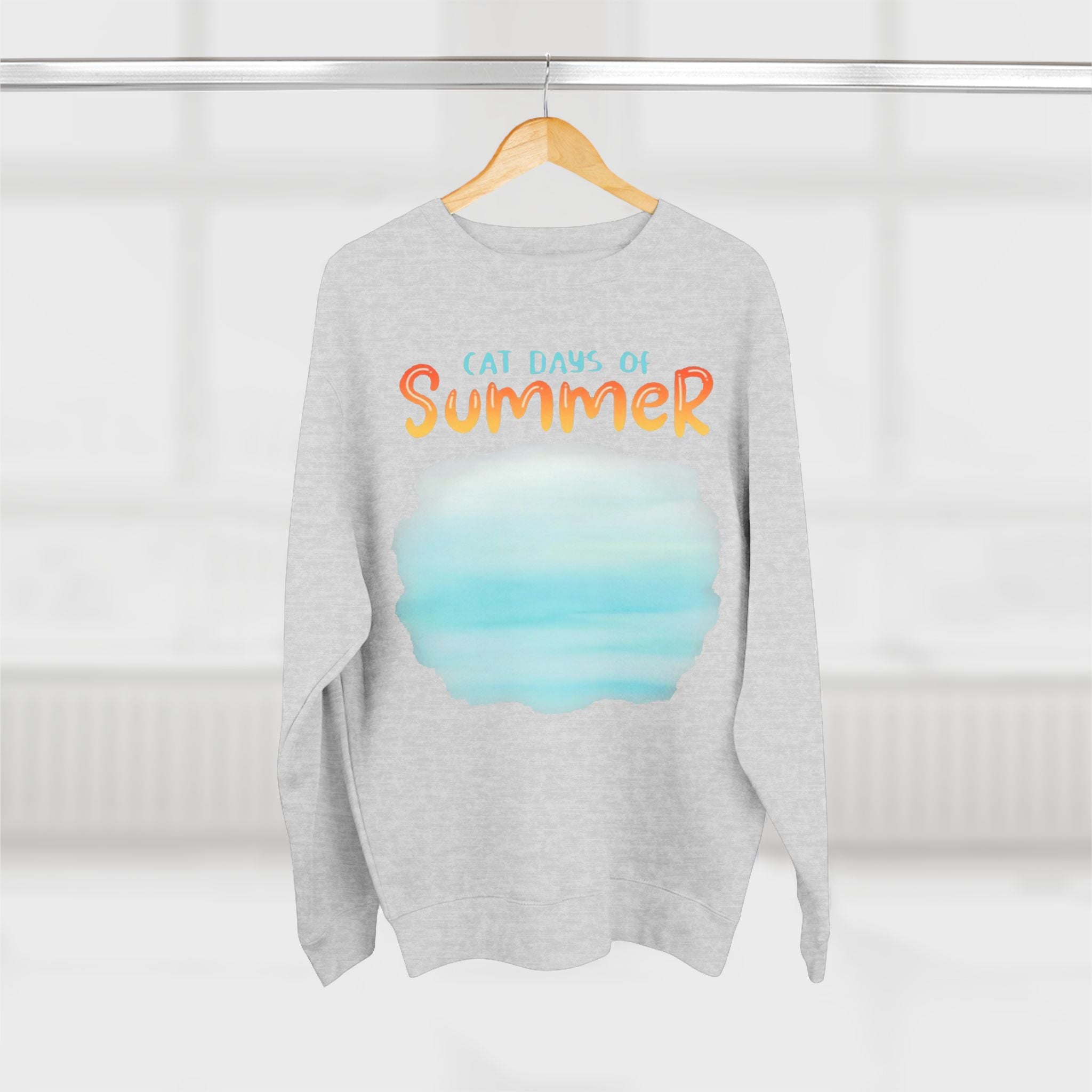 Cat Days of Summer | Women's Midweight Cotton Tee Back Three